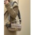 Fendi Iconic medium Baguette grey canvas bag 8BR600AC9OF1F7M