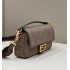 Fendi Iconic medium Baguette grey canvas bag 8BR600AC9OF1F7M