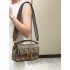 Fendi Iconic medium Baguette bag made of brown houndstooth wool with the  FF embroidery 8BR600AKRZF1IRG