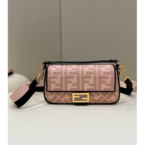 Fendi Iconic medium Baguette canvas bag 8BR600ABB