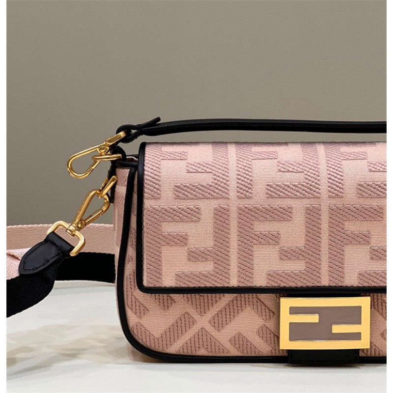Fendi Iconic medium Baguette canvas bag 8BR600ABB