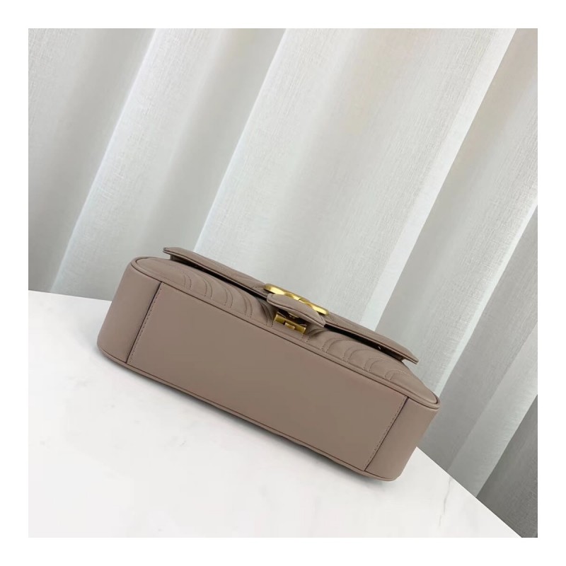 Gucci GG Marmont Matelasse Chevron Leather Small Shoulder Bag 443497