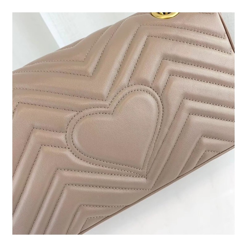 Gucci GG Marmont Matelasse Chevron Leather Small Shoulder Bag 443497