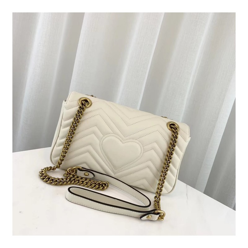 Gucci GG Marmont Matelasse Chevron Leather Small Shoulder Bag 443497