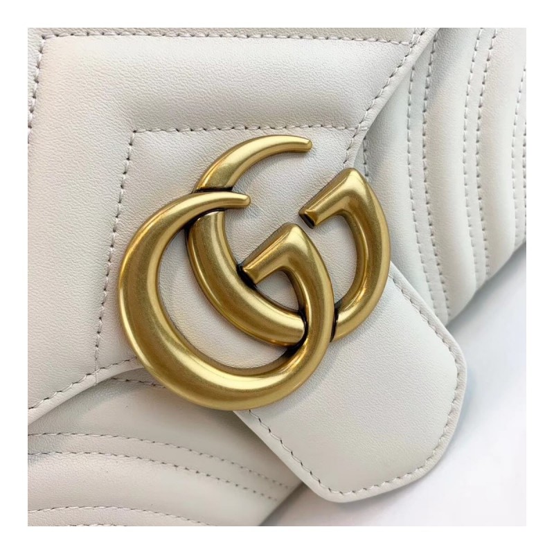 Gucci GG Marmont Matelasse Chevron Leather Small Shoulder Bag 443497