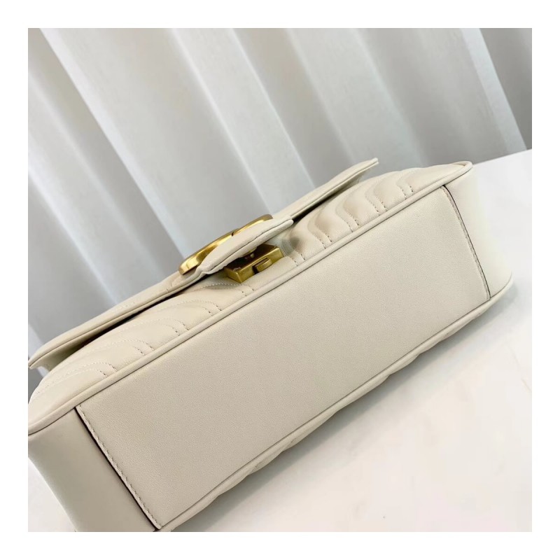 Gucci GG Marmont Matelasse Chevron Leather Small Shoulder Bag 443497