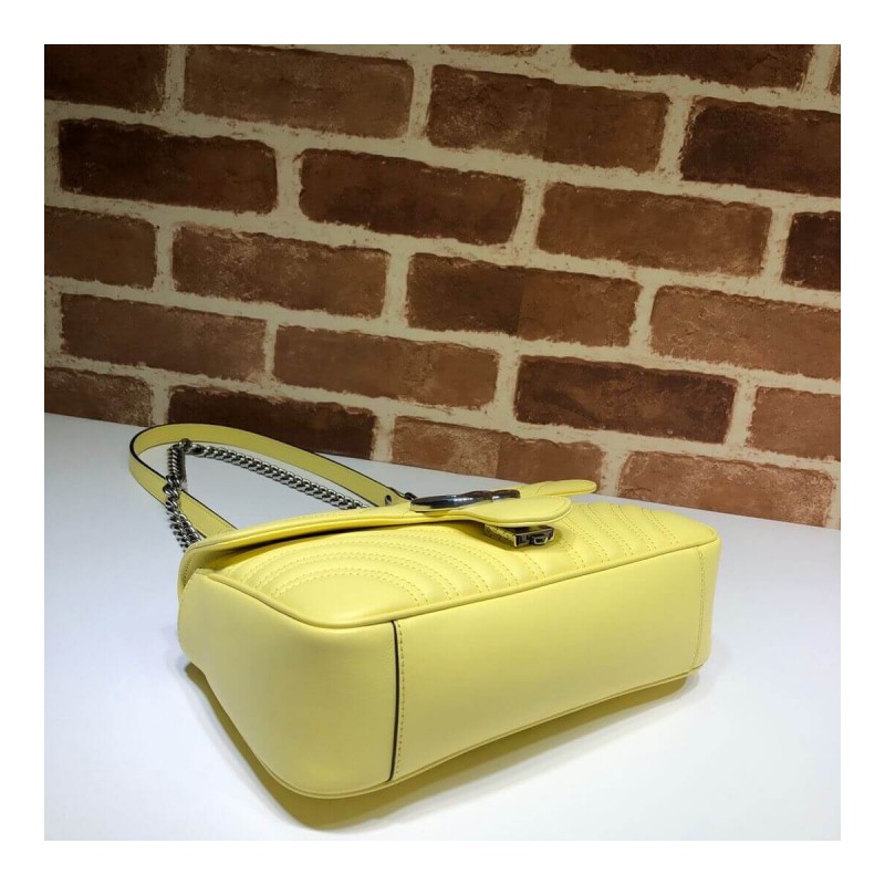 Gucci GG Marmont Matelasse Chevron Leather Small Shoulder Bag 443497