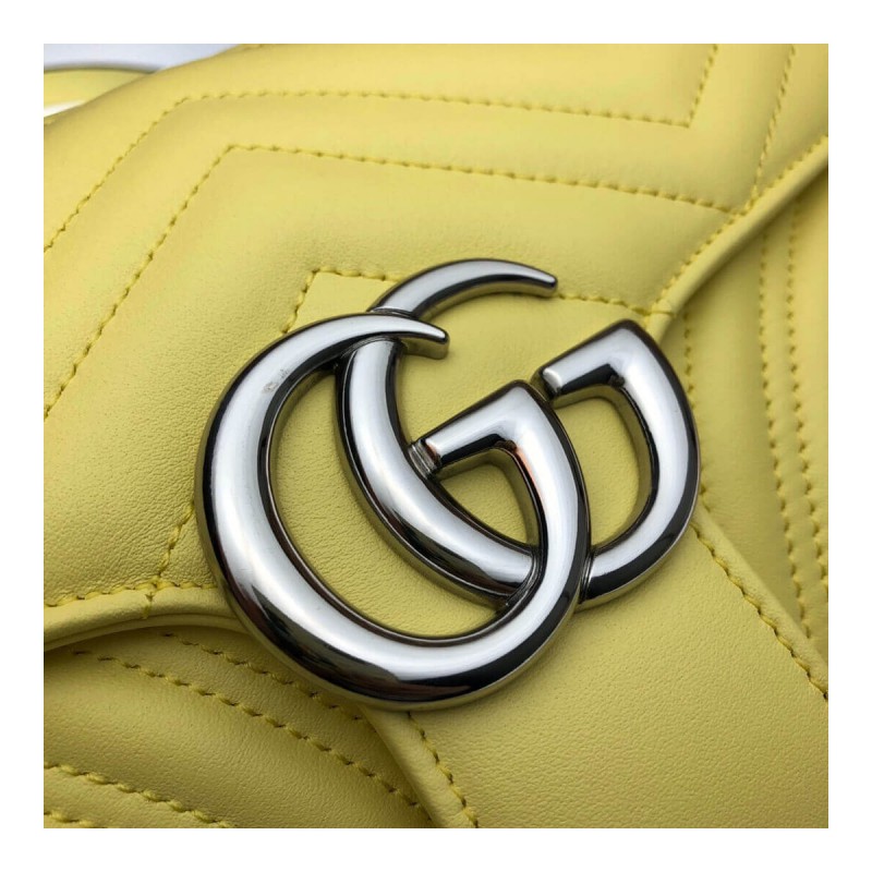 Gucci GG Marmont Matelasse Chevron Leather Small Shoulder Bag 443497