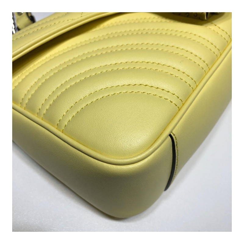 Gucci GG Marmont Matelasse Chevron Leather Small Shoulder Bag 443497