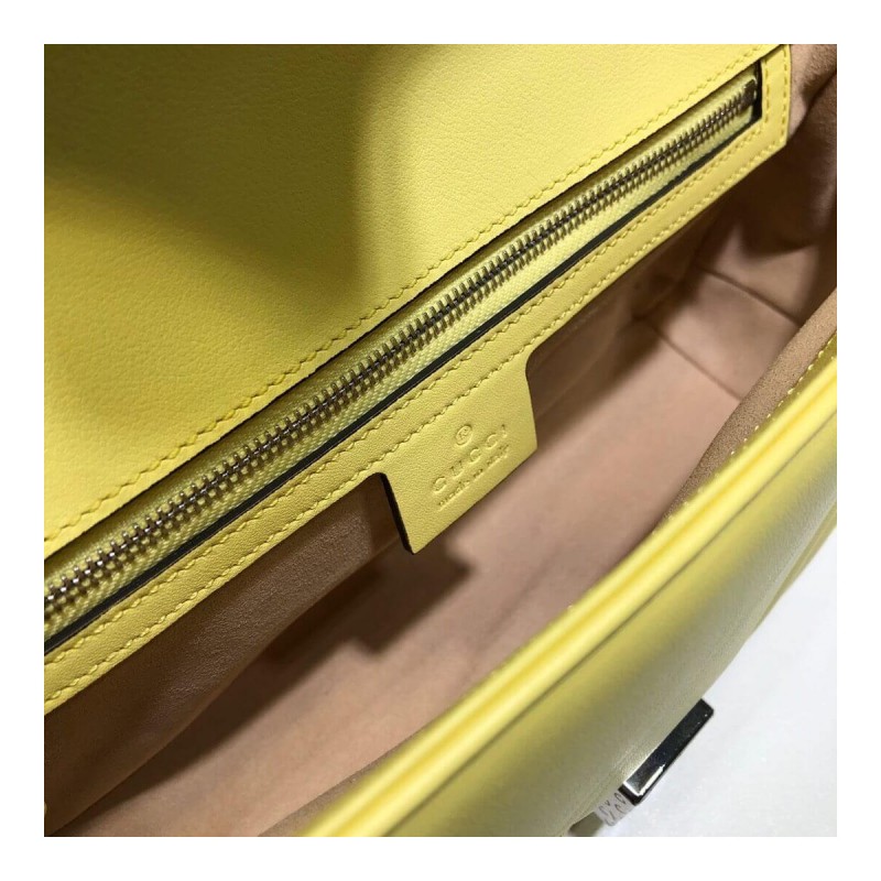 Gucci GG Marmont Matelasse Chevron Leather Small Shoulder Bag 443497