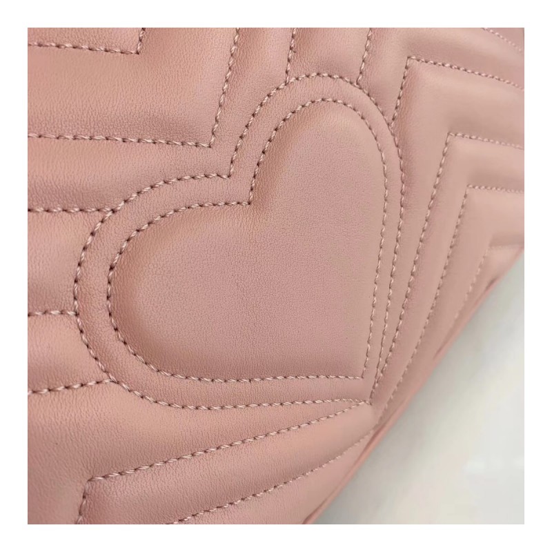 Gucci GG Marmont Matelasse Chevron Leather Small Shoulder Bag 443497