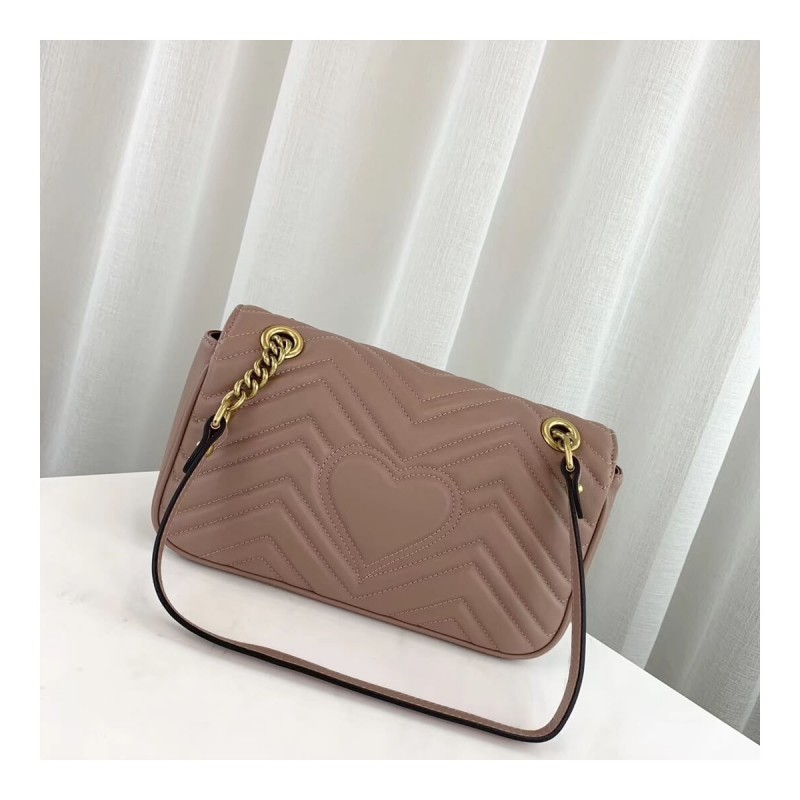 Gucci GG Marmont Matelasse Chevron Leather Small Shoulder Bag 443497