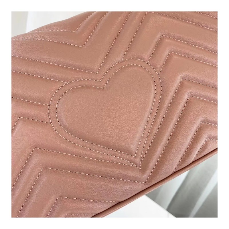 Gucci GG Marmont Matelasse Chevron Leather Small Shoulder Bag 443497