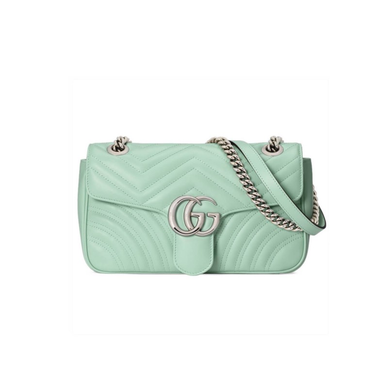 Gucci GG Marmont Matelasse Chevron Leather Small Shoulder Bag 443497