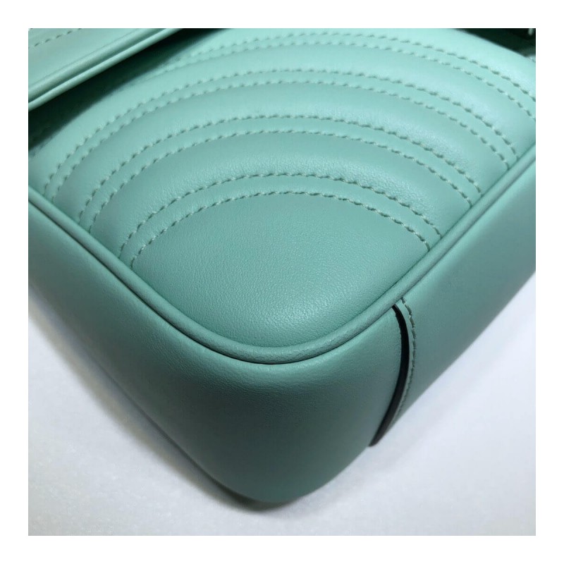 Gucci GG Marmont Matelasse Chevron Leather Small Shoulder Bag 443497