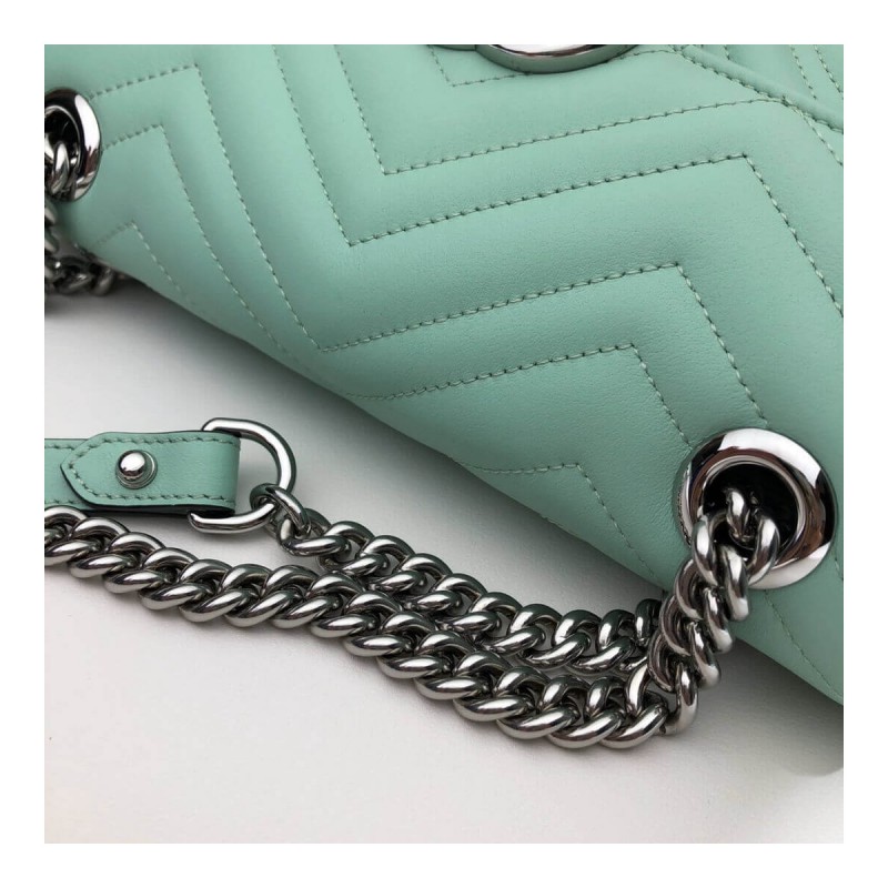 Gucci GG Marmont Matelasse Chevron Leather Small Shoulder Bag 443497