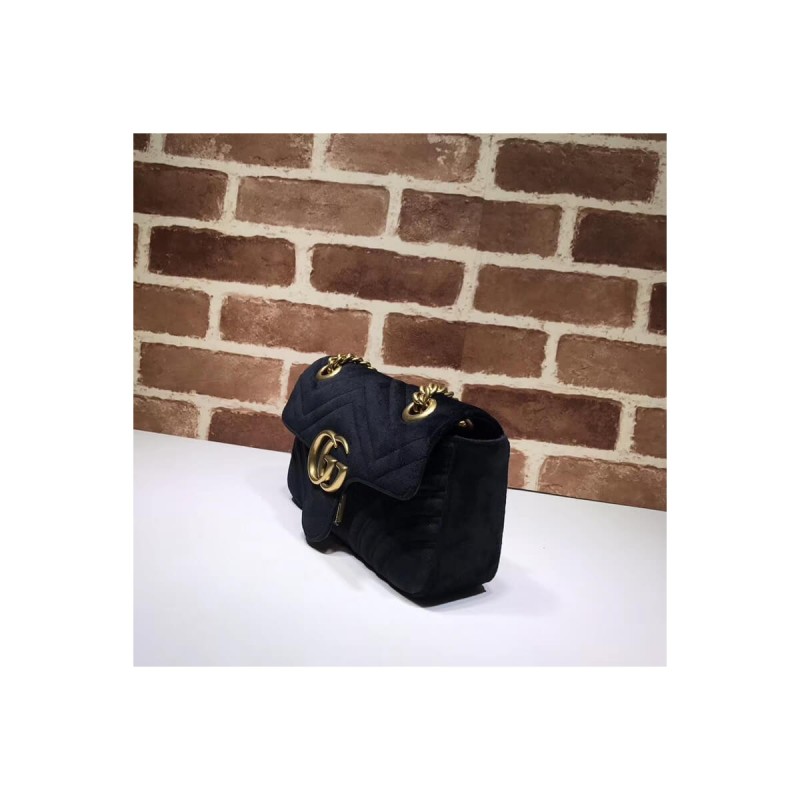 Gucci GG Marmont Velvet Shoulder Bag 446744