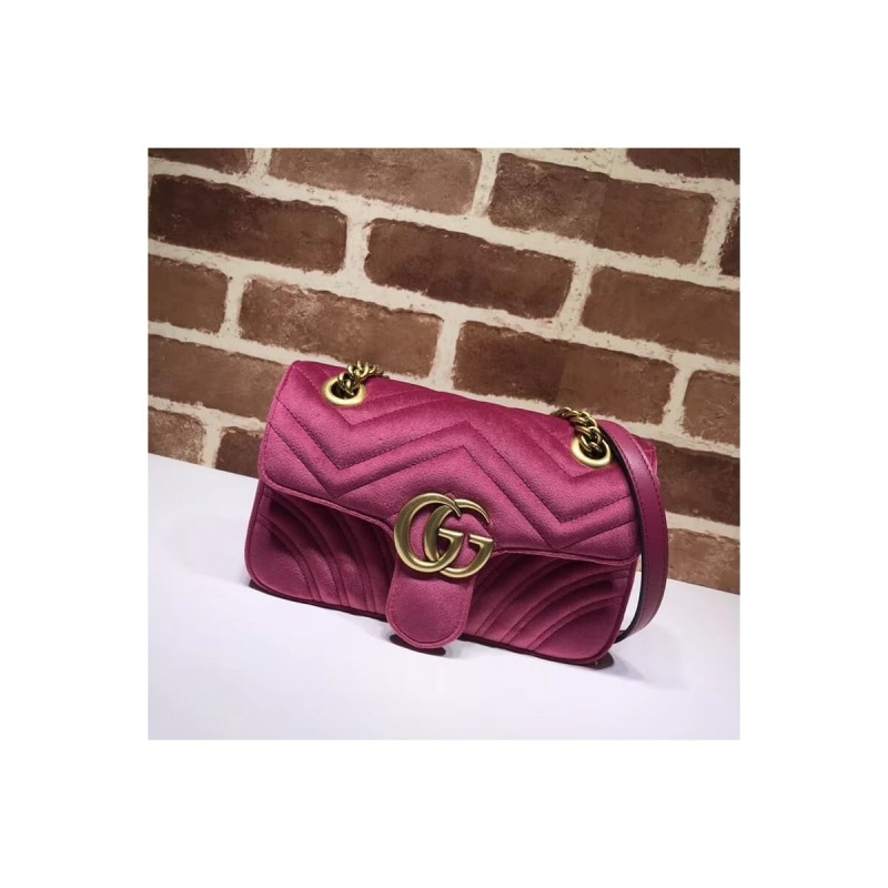 Gucci GG Marmont Velvet Shoulder Bag 446744