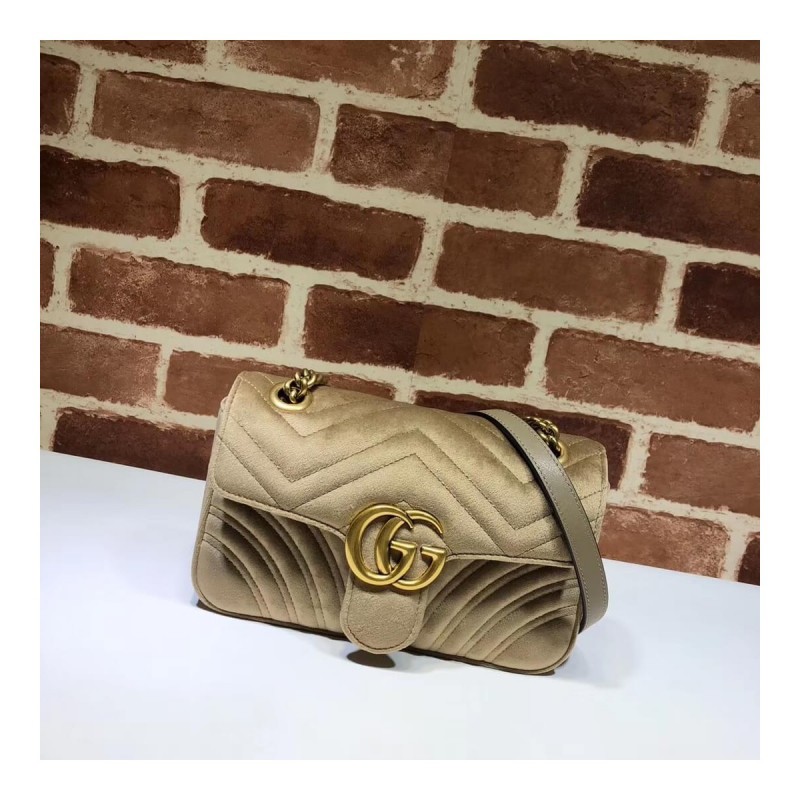 Gucci GG Marmont Velvet Shoulder Bag 446744