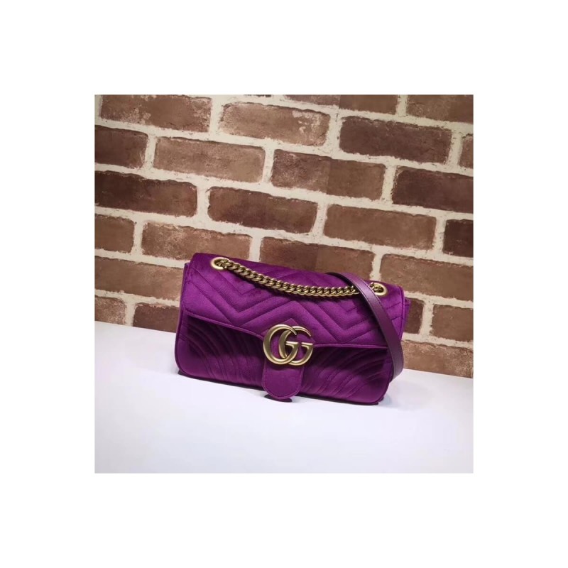 Gucci GG Marmont Velvet Shoulder Bag 443497