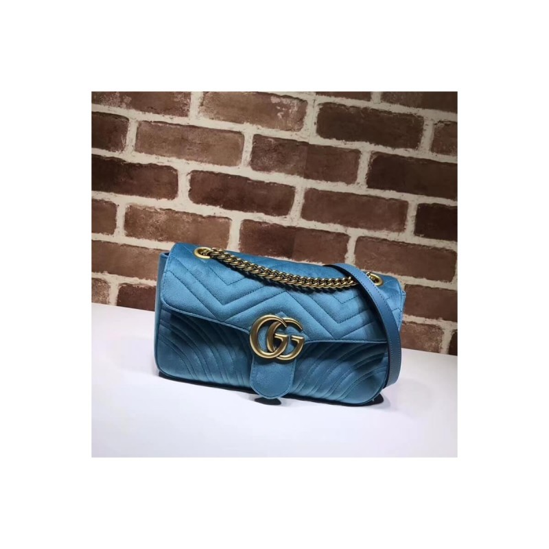 Gucci GG Marmont Velvet Shoulder Bag 443497