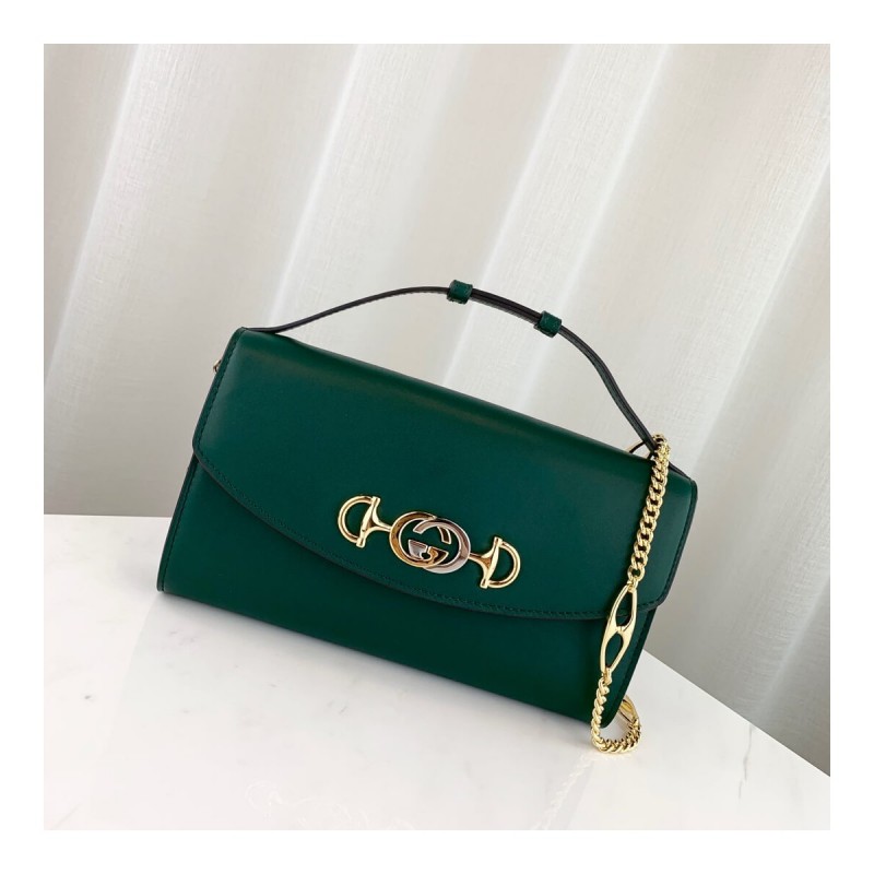 Gucci Zumi Smooth Leather Small Shoulder Bag 572375