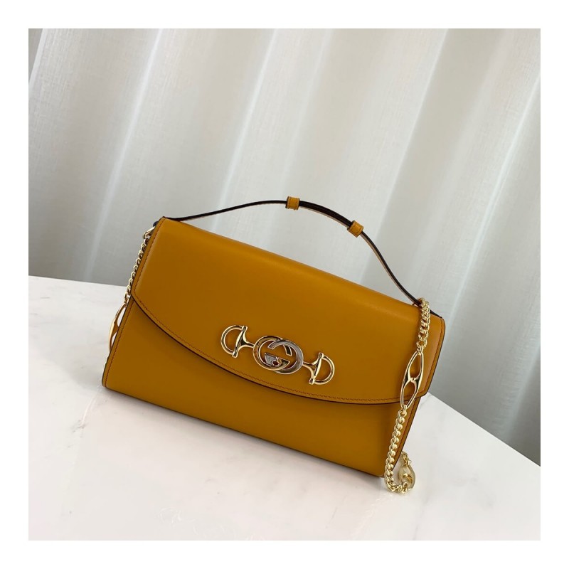 Gucci Zumi Smooth Leather Small Shoulder Bag 572375