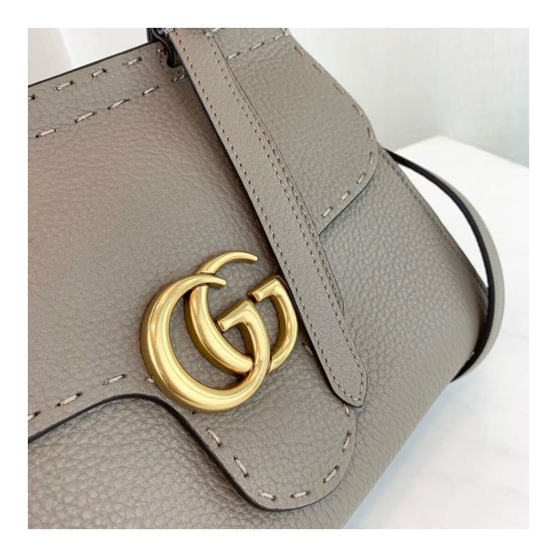 Gucci GG Marmont Leather Top Handle Shoulder Bag 442622