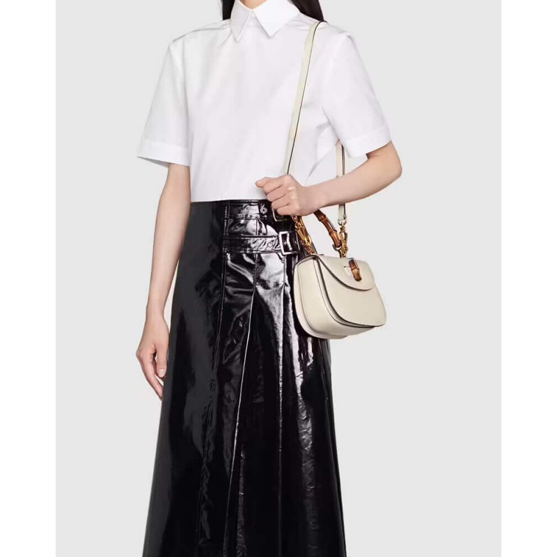 Gucci Small Top Handle Bag with Bamboo 675797