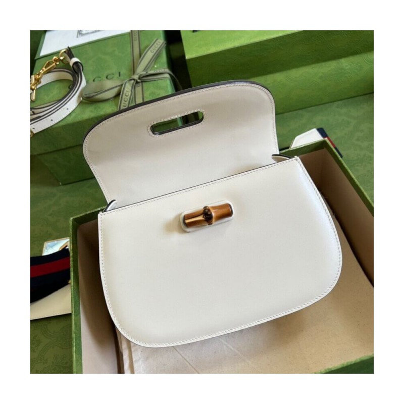 Gucci Small Top Handle Bag with Bamboo 675797