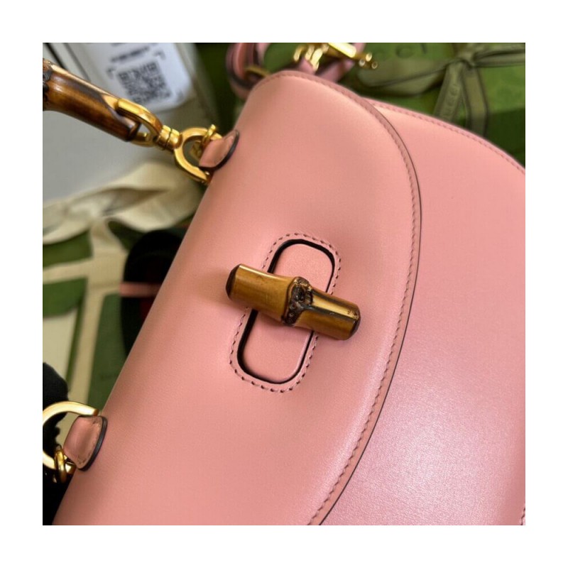 Gucci Small Top Handle Bag with Bamboo 675797