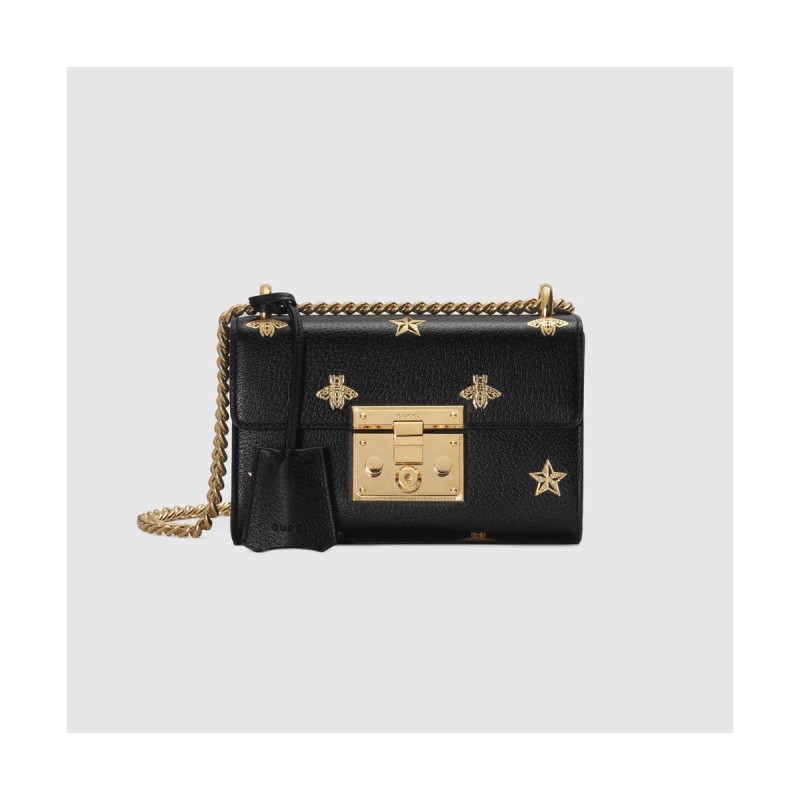 Gucci Padlock Bee Star Small Shoulder Bag 432182