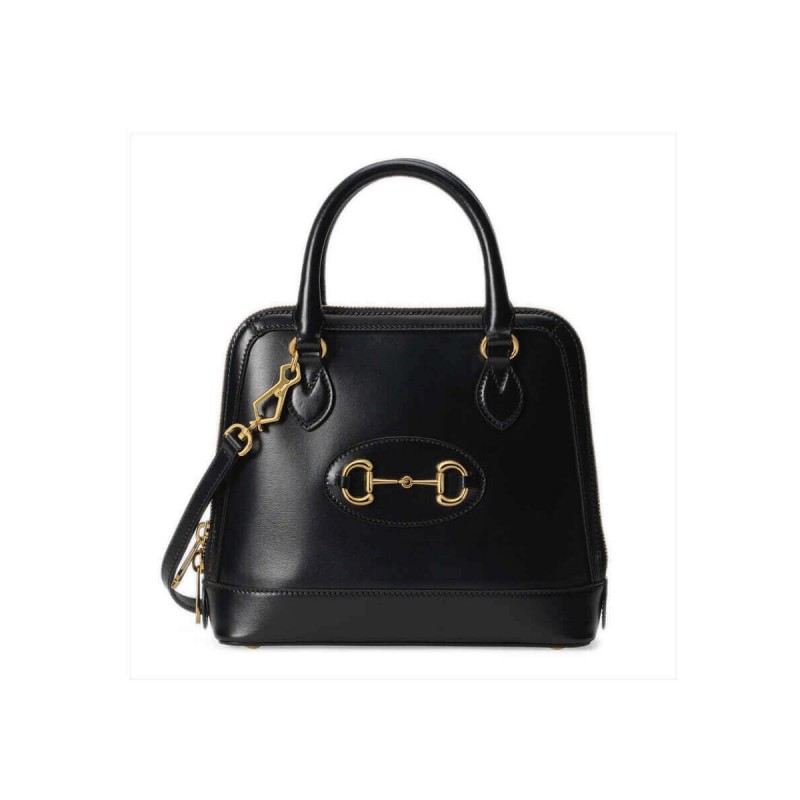 Gucci 1955 Horsebit Leather Small Top Handle Bag 621220