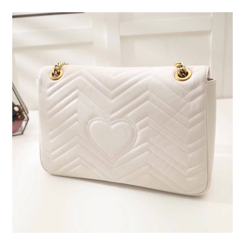 Gucci GG Marmont Medium Matelassé Shoulder Bag 443496