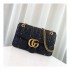 Gucci GG Marmont Matelassé Shoulder Bag With Studs 443496