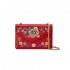 Gucci Floral Embroidered Small Leather Shoulder Bag 499617