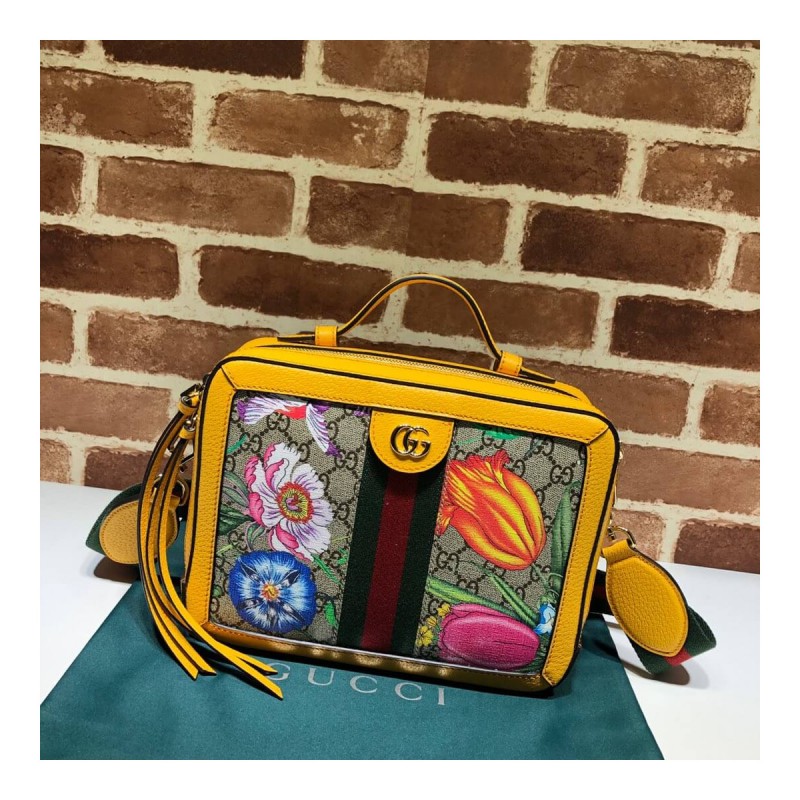 Gucci Ophidia GG Flora Small Shoulder Bag 550622