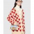 Gucci Padlock Heart Apple Pattern Small Shoulder Bag 409487