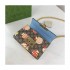 Gucci Padlock Heart Apple Pattern Small Shoulder Bag 409487