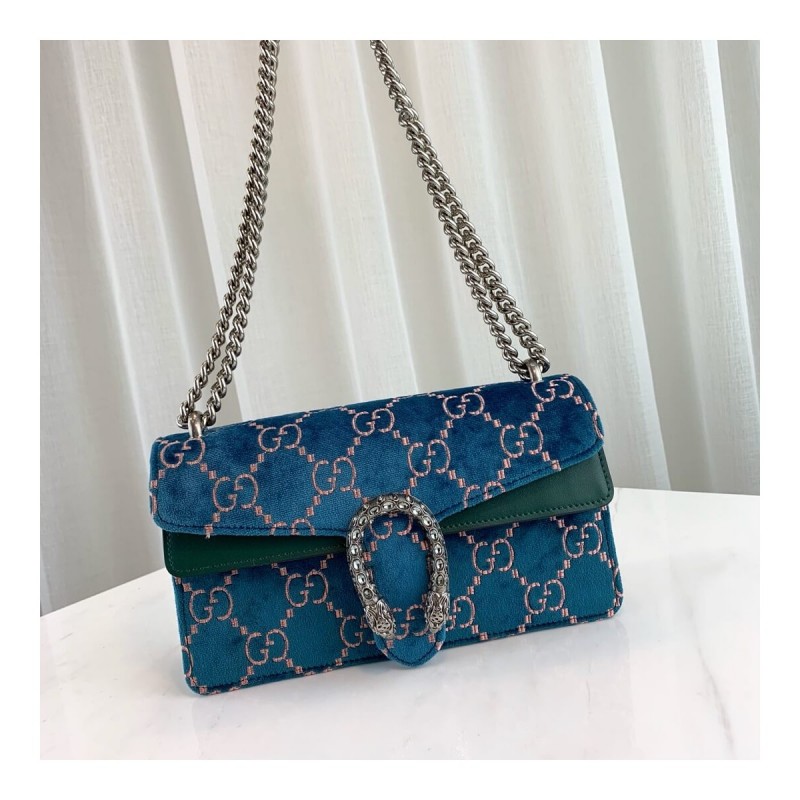 Gucci Dionysus GG Velvet Small Shoulder Bag 499623
