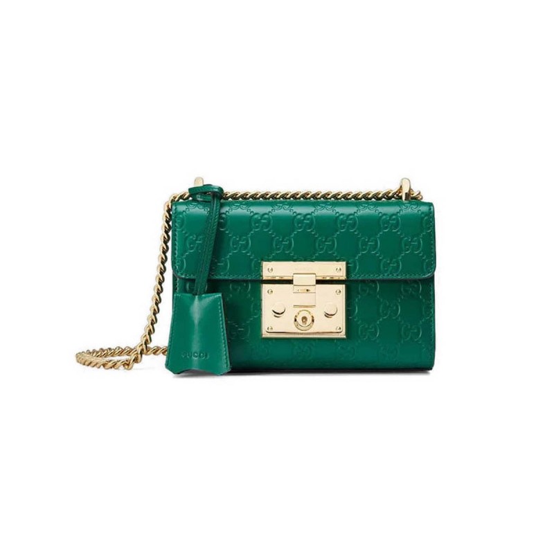 Gucci Padlock Small Gucci Signature Shoulder Bag 409487