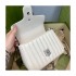 Gucci GG Marmont White Matelasse Leather Mini Top Handle Bag 583571