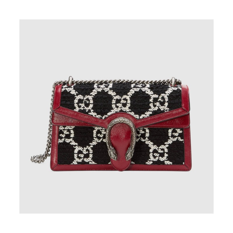 Gucci Dionysus GG Tweed Small Shoulder Bag 400249