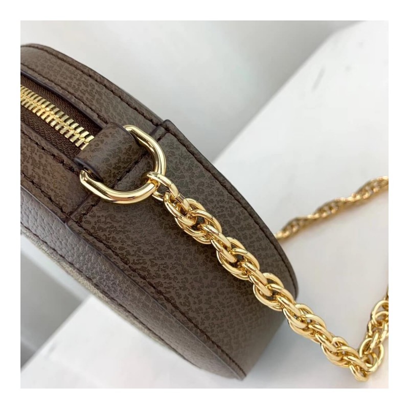 Gucci Ophidia Mini GG Round Shoulder Bag 550618