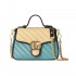 Gucci GG Marmont Mini Bag 583571 Butter and Pastel Blue Leather
