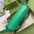 Gucci Horsebit 1955 Small Shoulder Bag 602204 Green Leather