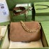 Gucci Blondie shoulder bag in brown suede ‎699268 17IPG 2539