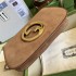 Gucci Blondie shoulder bag in brown suede ‎699268 17IPG 2539