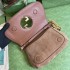 Gucci Blondie shoulder bag in brown suede ‎699268 17IPG 2539