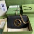 Gucci Blondie shoulder bag in Black leather 699268 UXX0G 1000